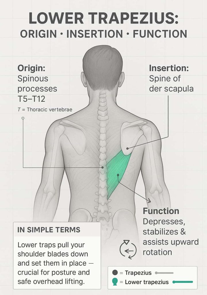Anatomy of the Lower Trapezius