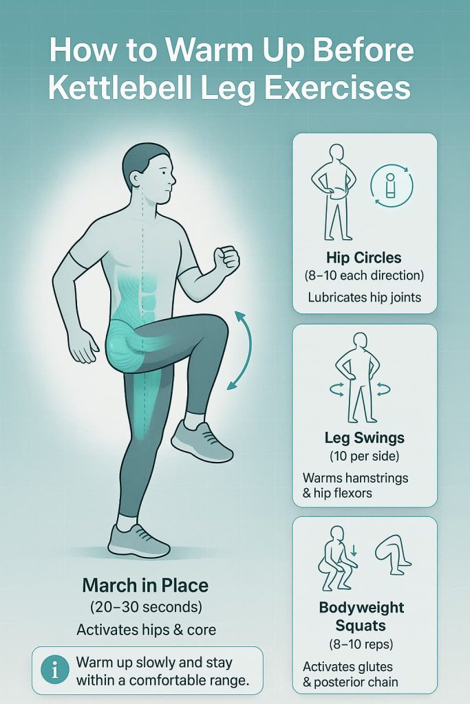How to Warm Up Before Kettlebell Leg Exercises