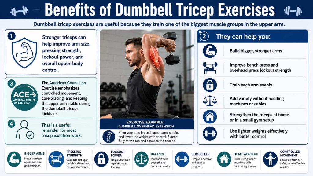 Benefits of Dumbbell Tricep Exercises