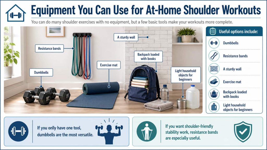 Equipment You Can Use for At-Home Shoulder Workouts