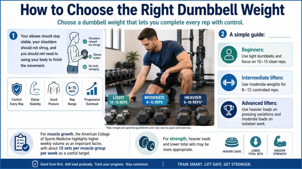 How to Choose the Right Dumbbell Weight