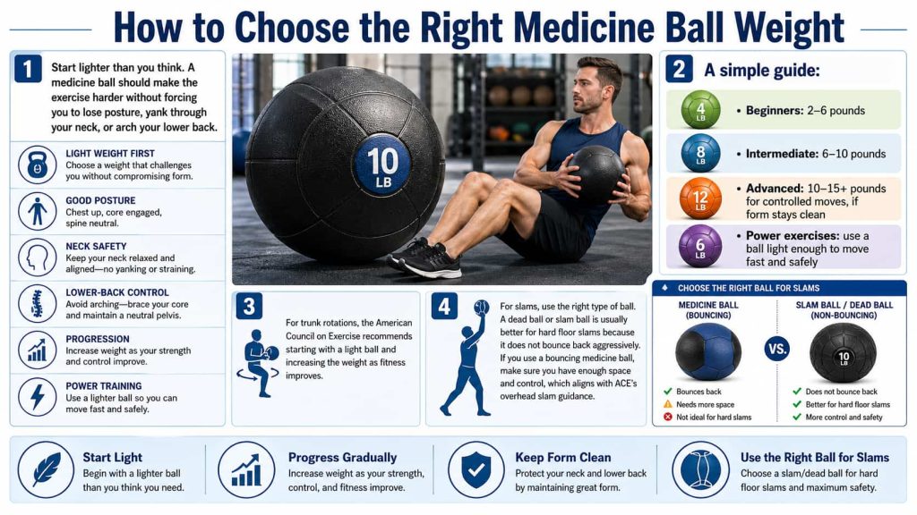 How to Choose the Right Medicine Ball Weight