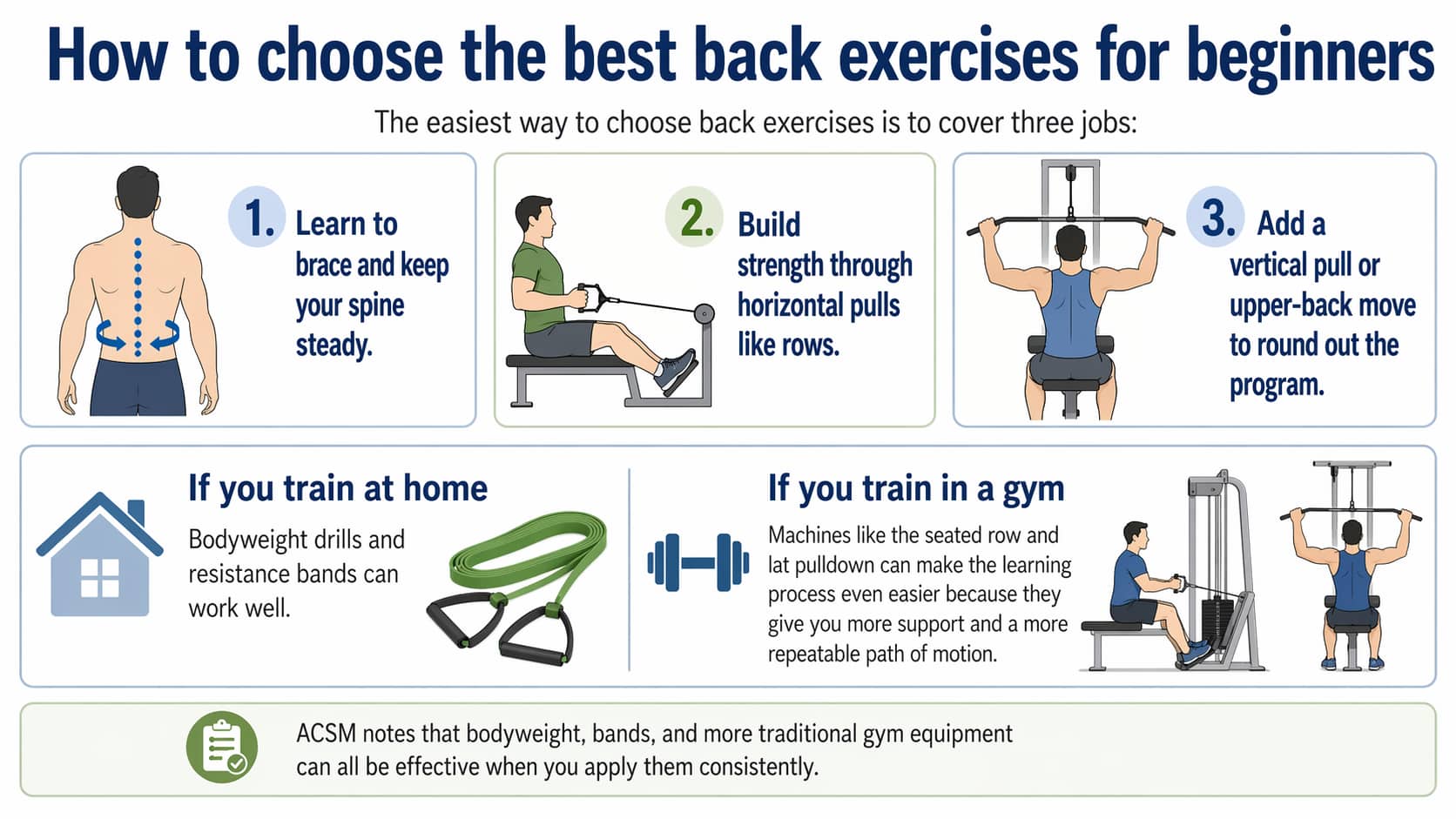 10 Best Back Exercises for Beginners to Build Strength Safely