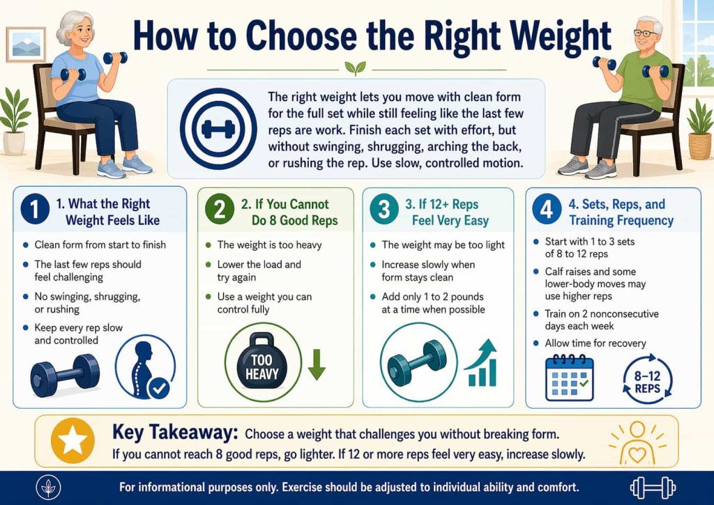 How to choose the right weight