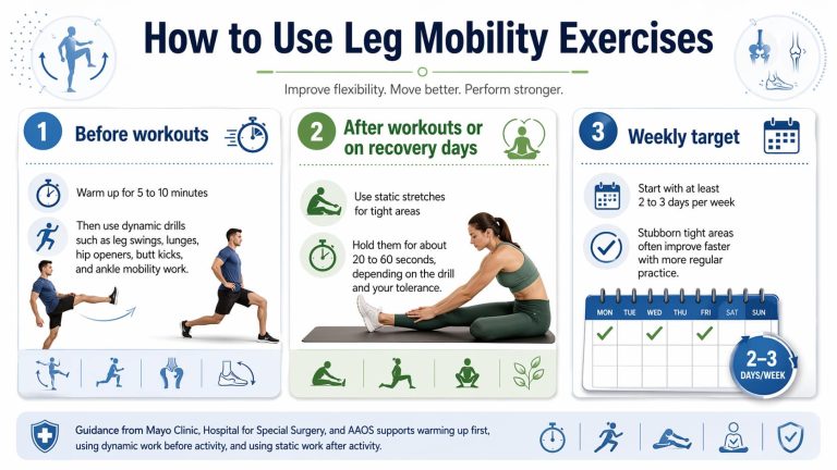 Lower Body Mobility Routine 12 Best Leg Mobility Exercises to Improve Flexibility & Movement