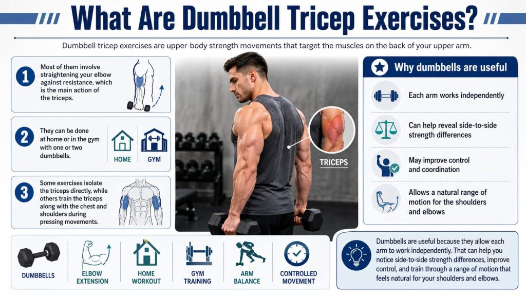 What Are Dumbbell Tricep Exercises?