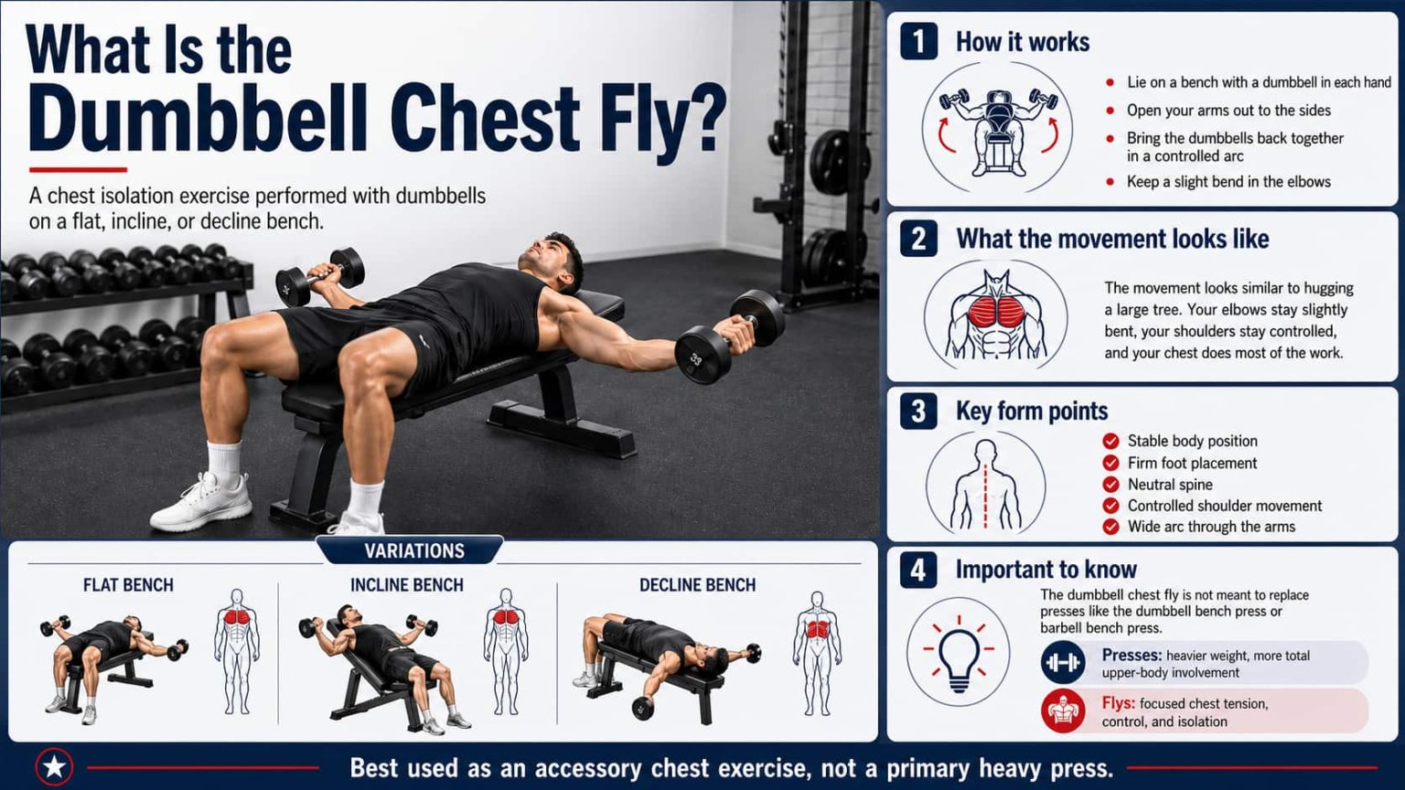 Dumbbell Chest Fly: Form, Muscles Worked, Benefits & Mistakes