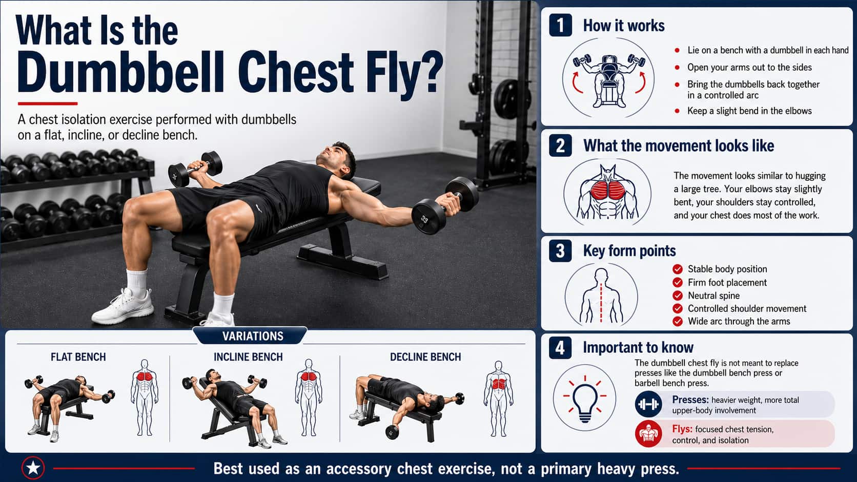 Dumbbell Chest Fly: Form, Muscles Worked, Benefits & Mistakes