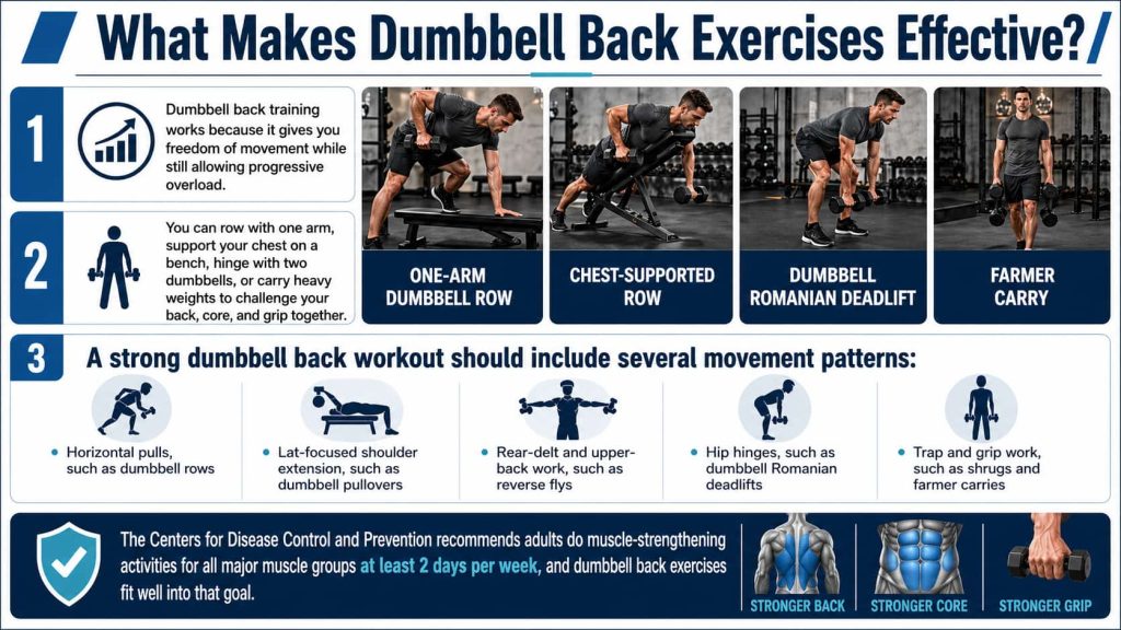 What Makes Dumbbell Back Exercises Effective?