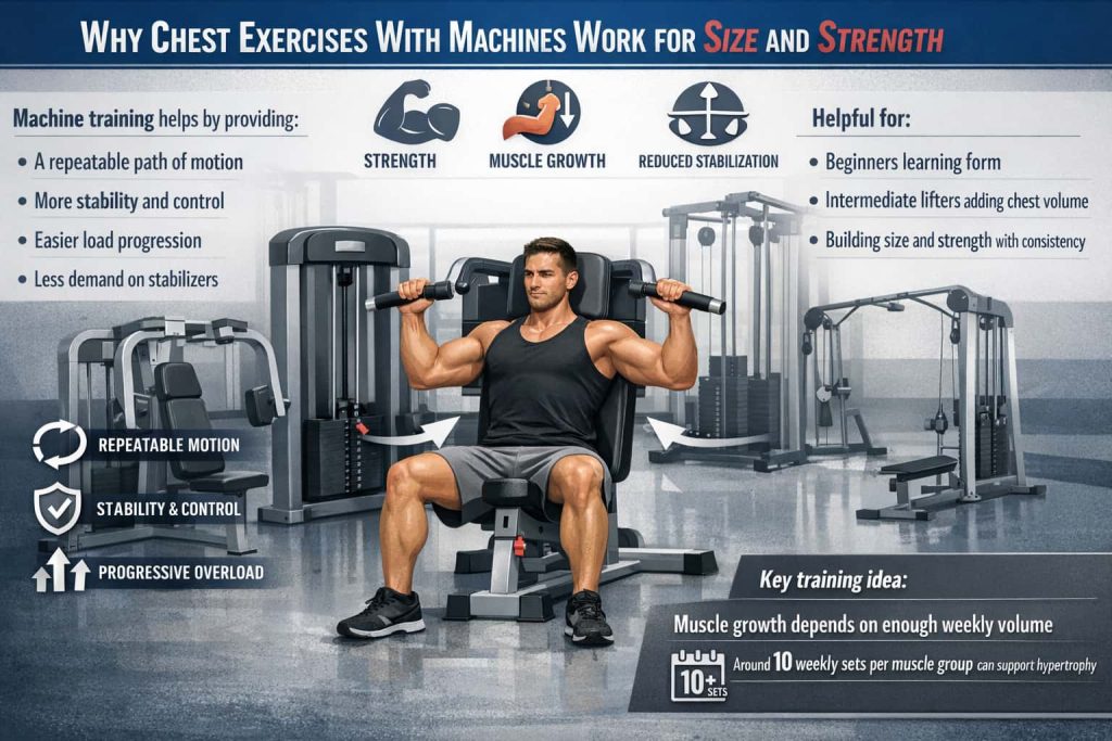 Why Chest Exercises With Machines Work for Size and Strength