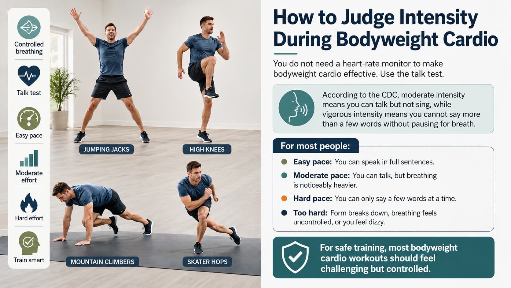 10 Best Bodyweight Cardio Exercises for Home Workouts