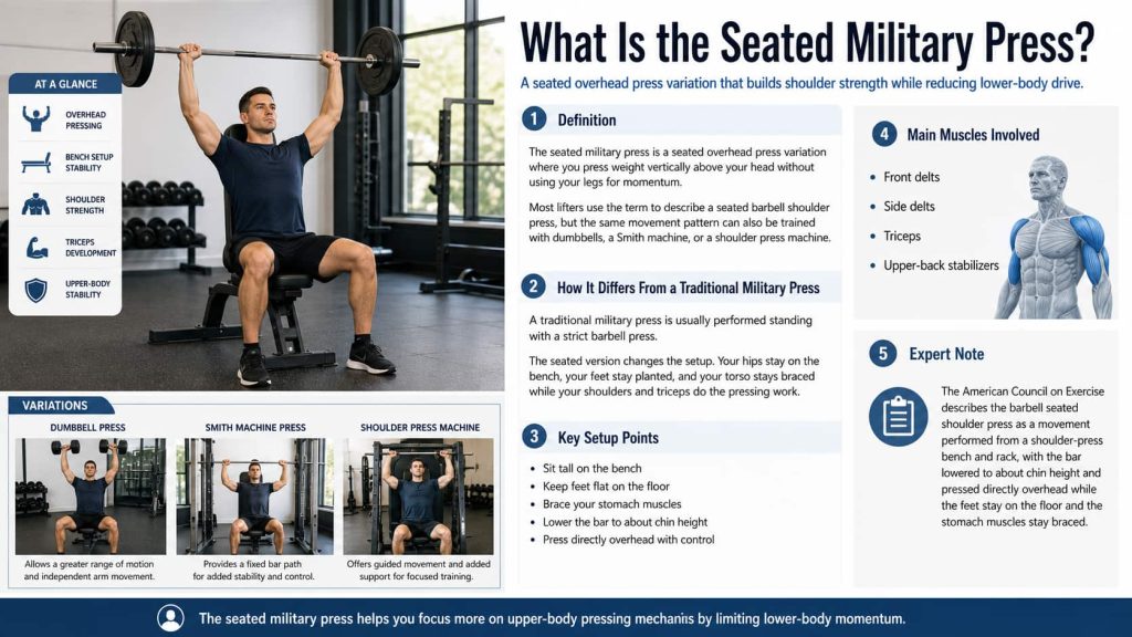 What Is the Seated Military Press?