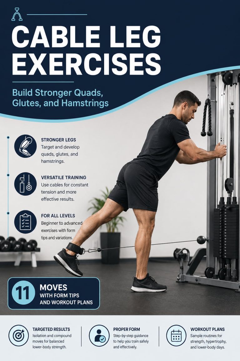 Cable Exercise Examplets 11 Best Cable Leg Exercises: Form, Muscles Worked, and Workouts