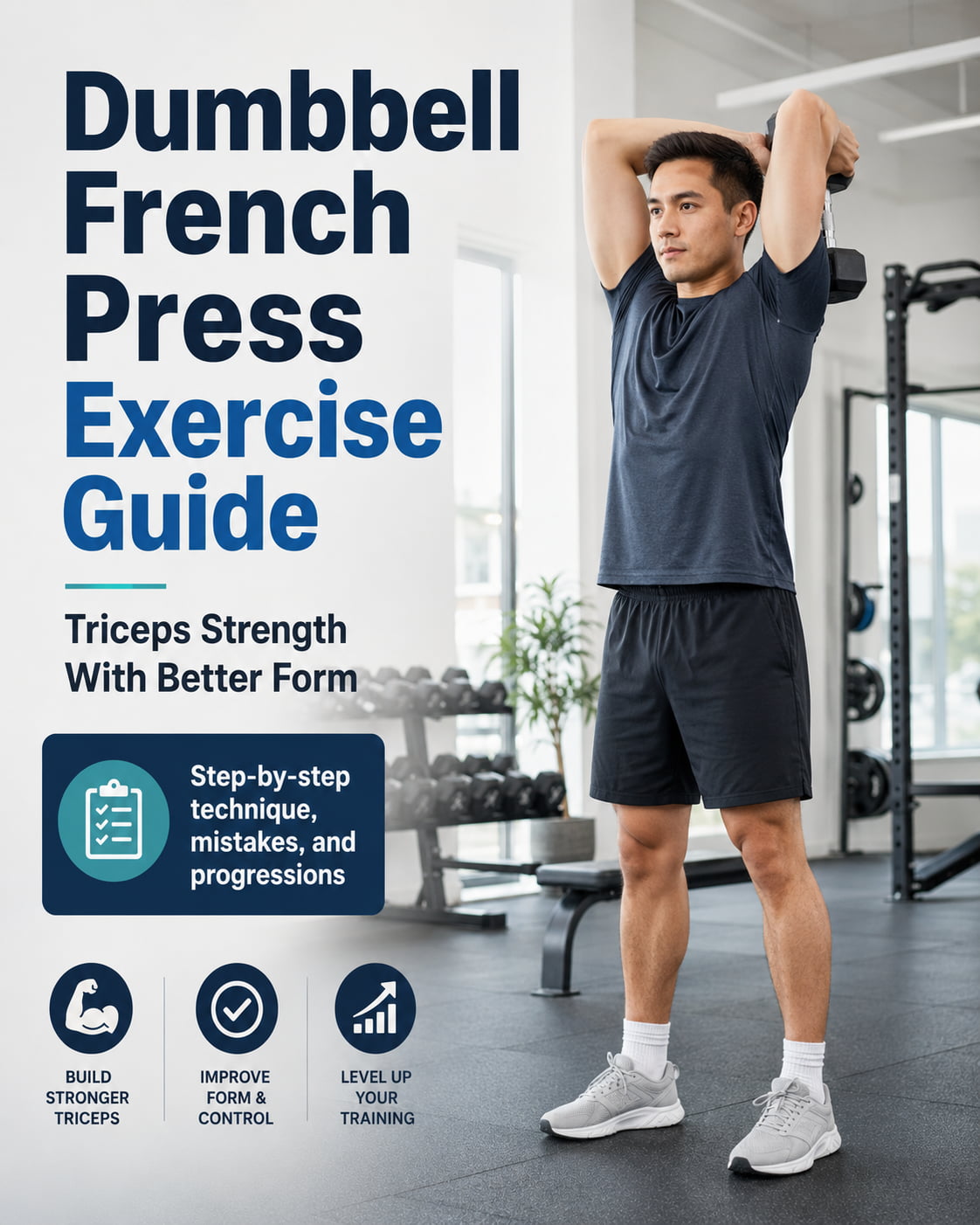 Dumbbell French Press Exercise Guide for Triceps Strength
