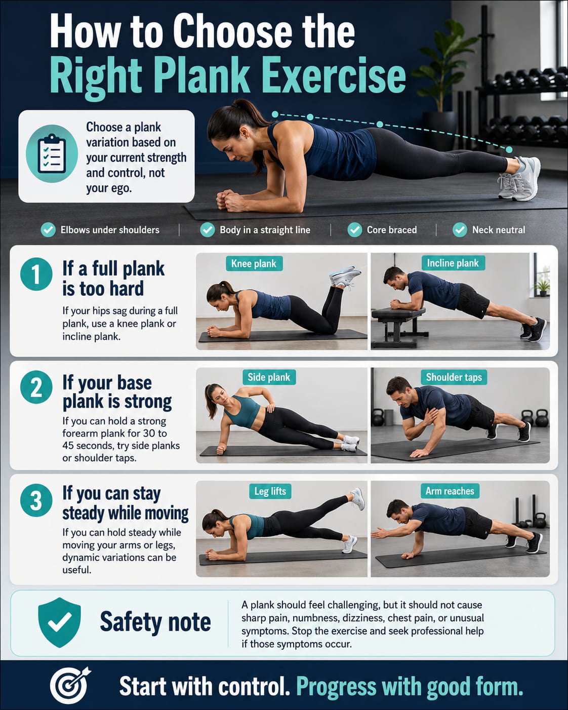 How to Choose the Right Plank Exercise