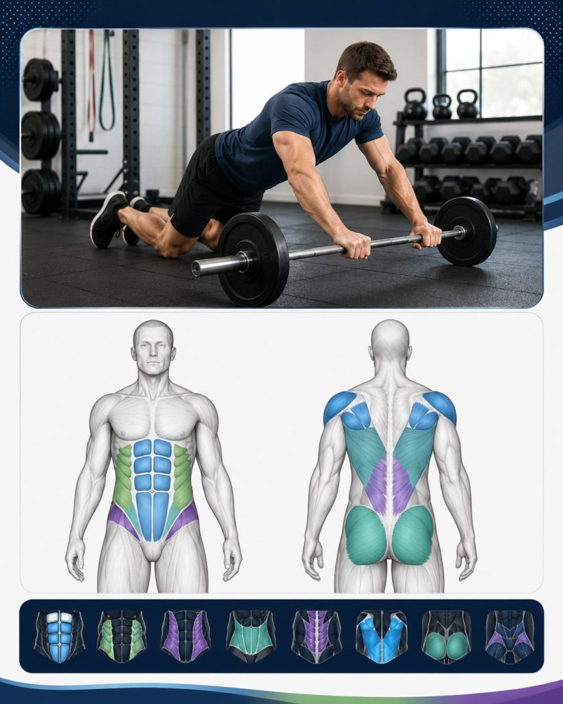 Muscles Worked by Barbell Core Exercises