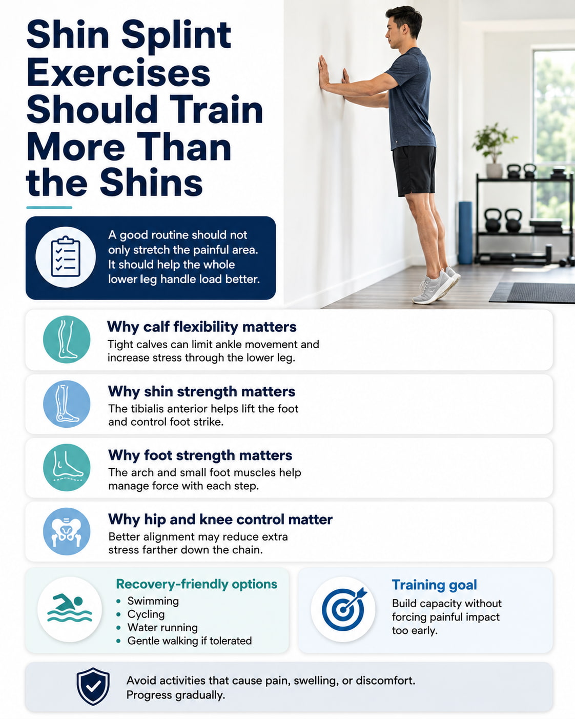 Shin Splint Exercises Should Train More Than the Shins