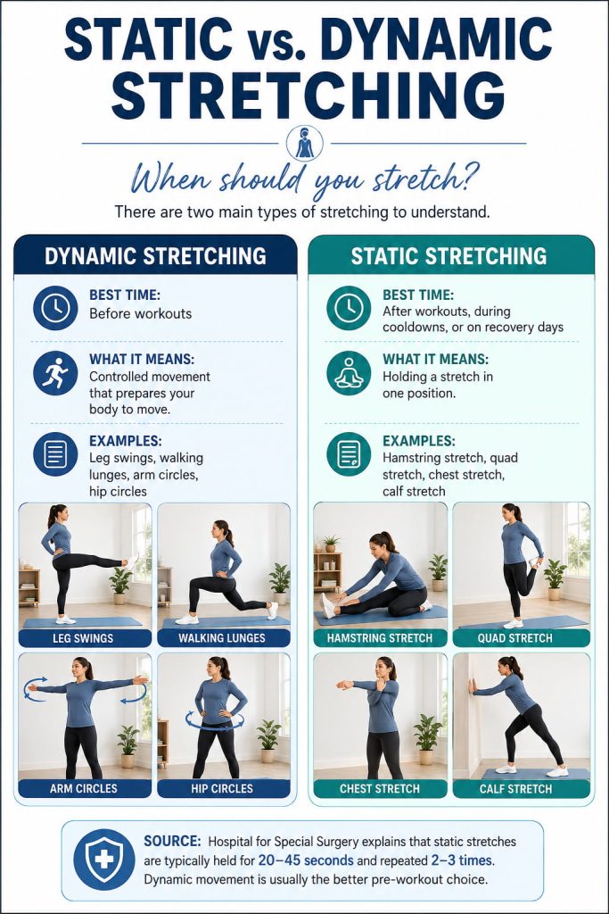 Static vs. Dynamic Stretching: When Should You Stretch?