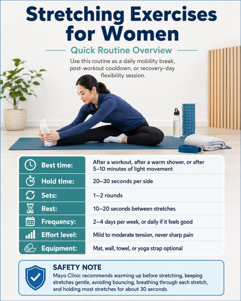 Stretching Exercises for Women: Quick Routine Overview