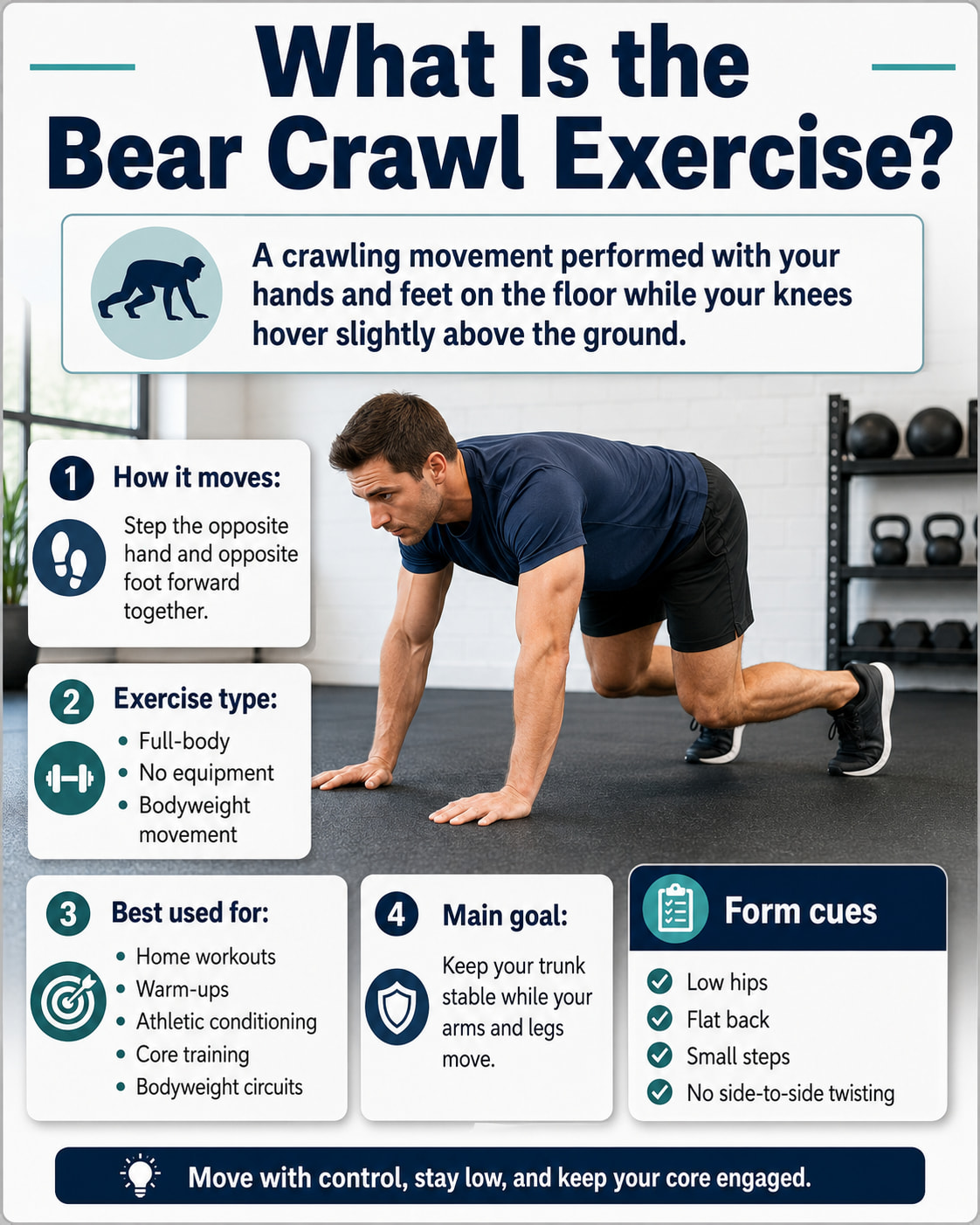 What Is the Bear Crawl Exercise?