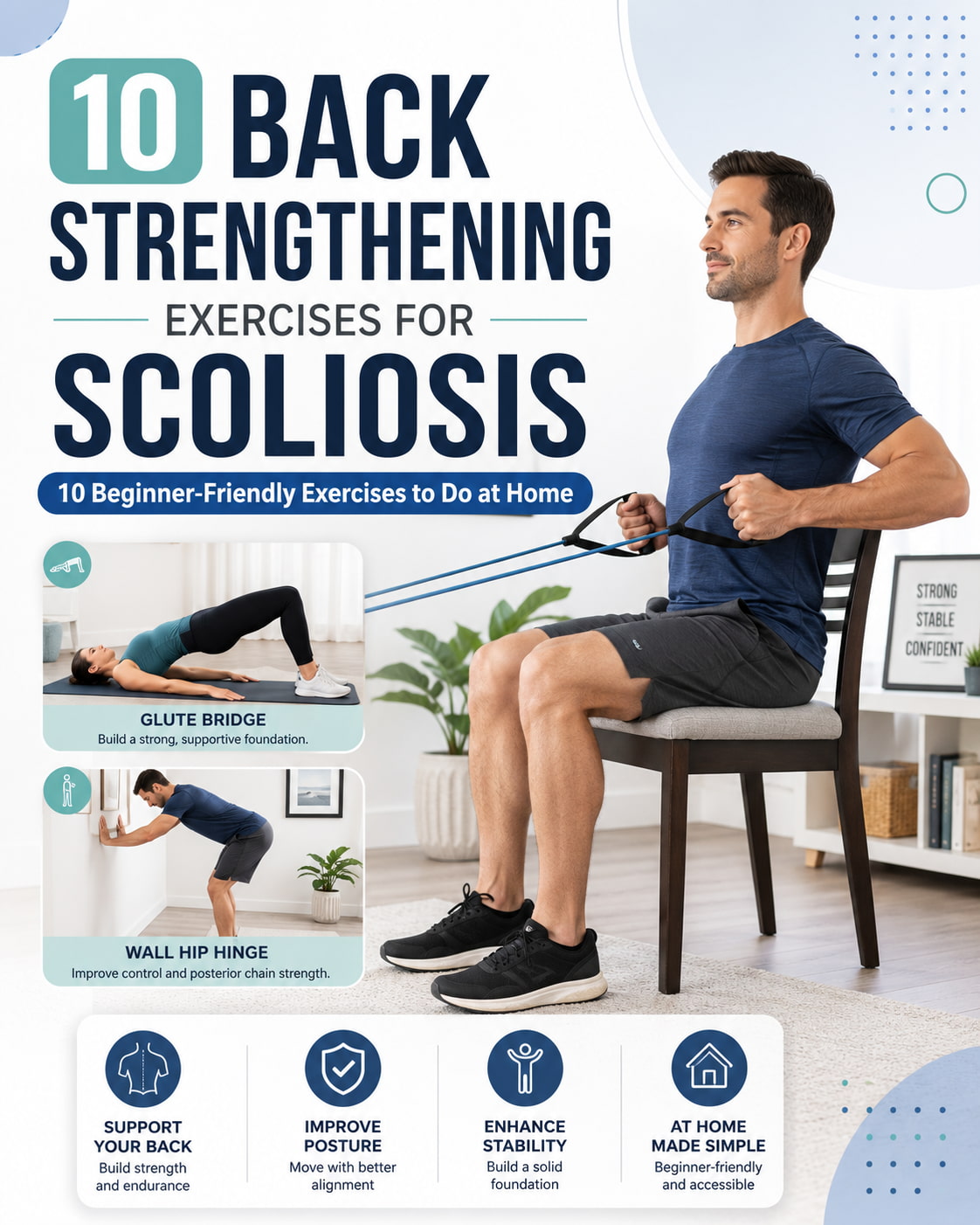 10 Back Strengthening Exercises for Scoliosis at Home