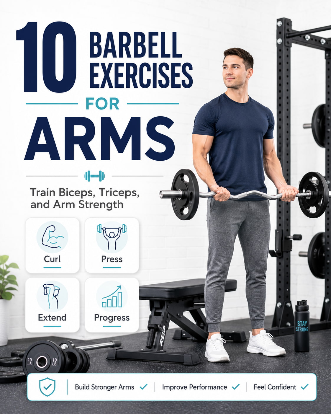 Best Barbell Exercises for Arms: Biceps and Triceps
