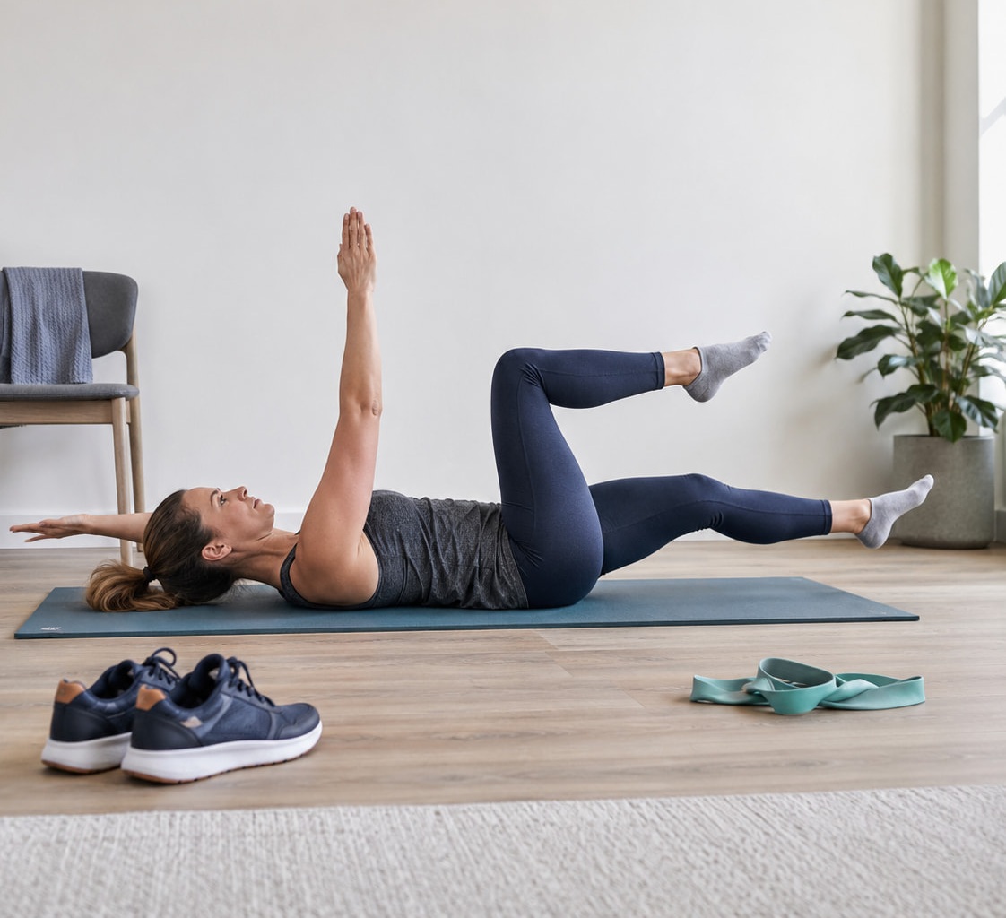 FUPA Exercises for Beginners Easy Home Workout 1