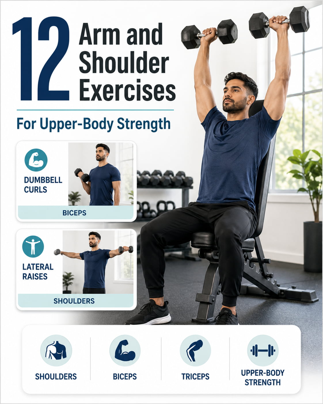 12 Best Arm and Shoulder Exercises for Upper-Body Strength