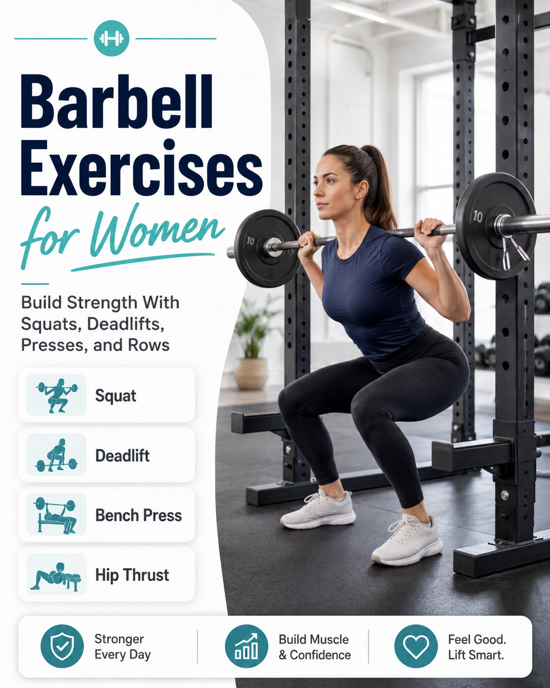 Best Barbell Exercises for Women to Build Strength
