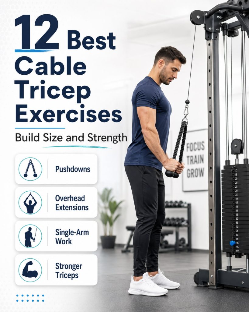 Best Cable Tricep Exercises for Size and Strength