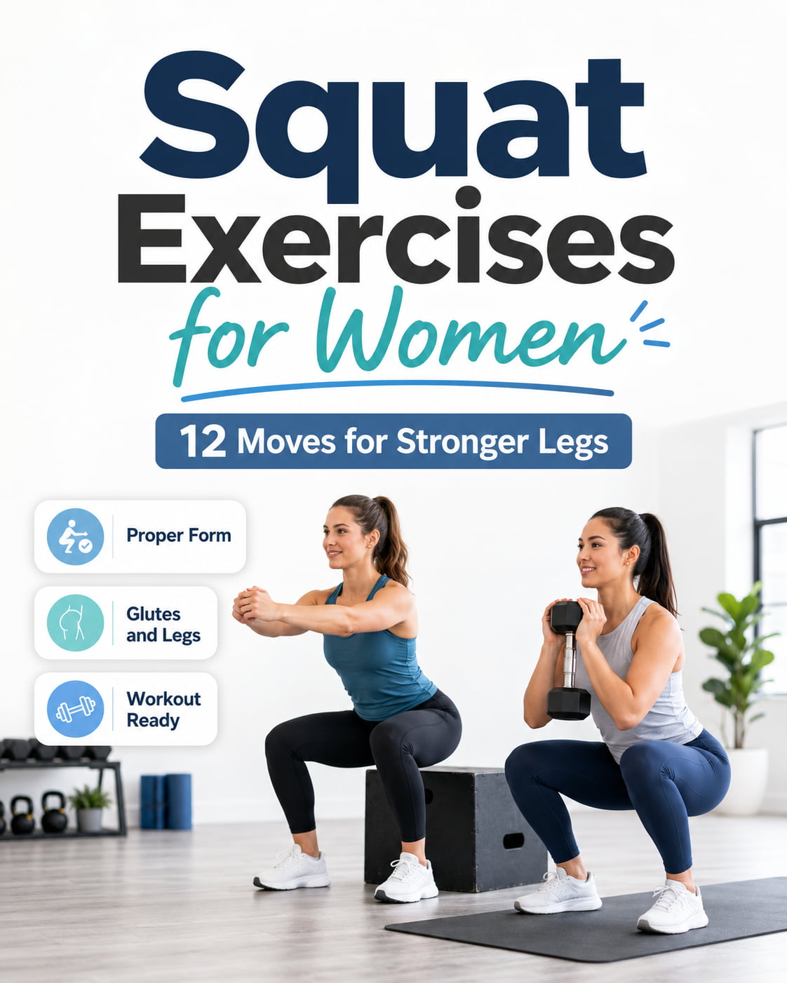 12 Best Squat Exercises for Women to Build Stronger Legs