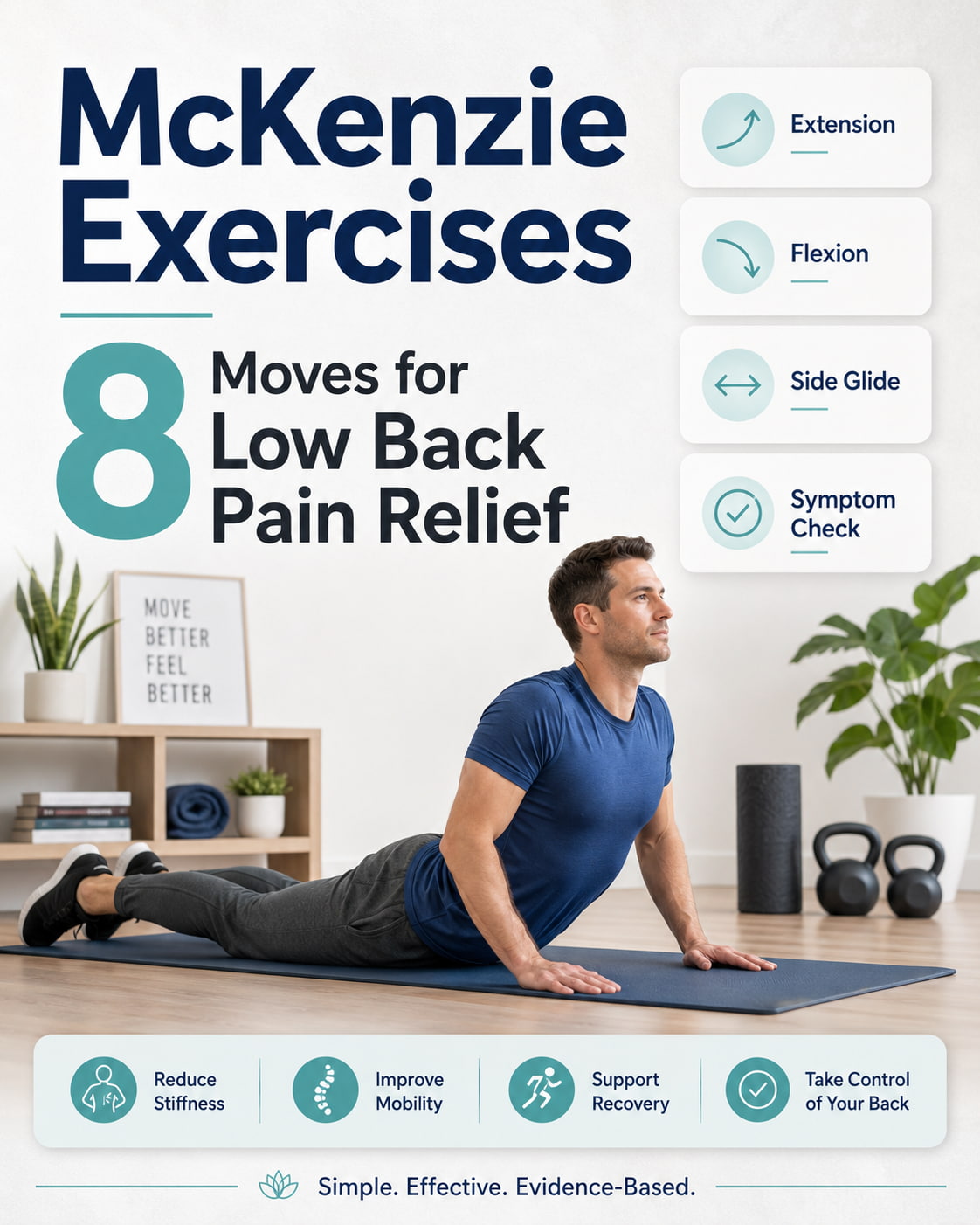 8 McKenzie Exercises for Low Back Pain Relief