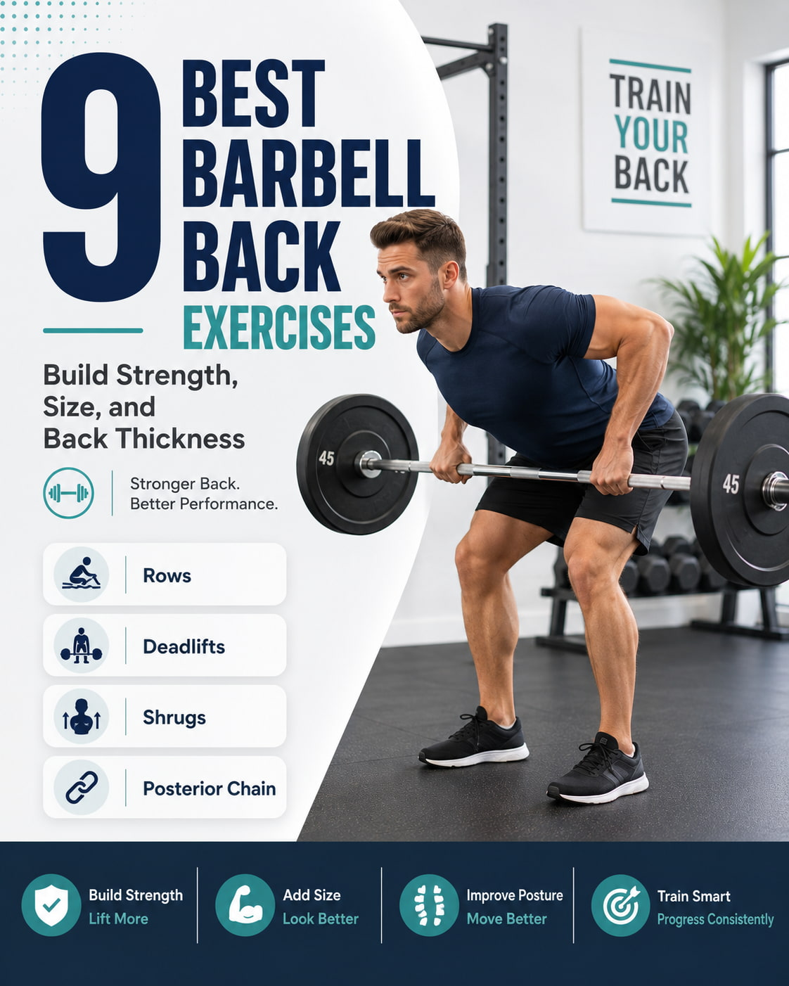 Barbell Back Exercises for Strength and Size