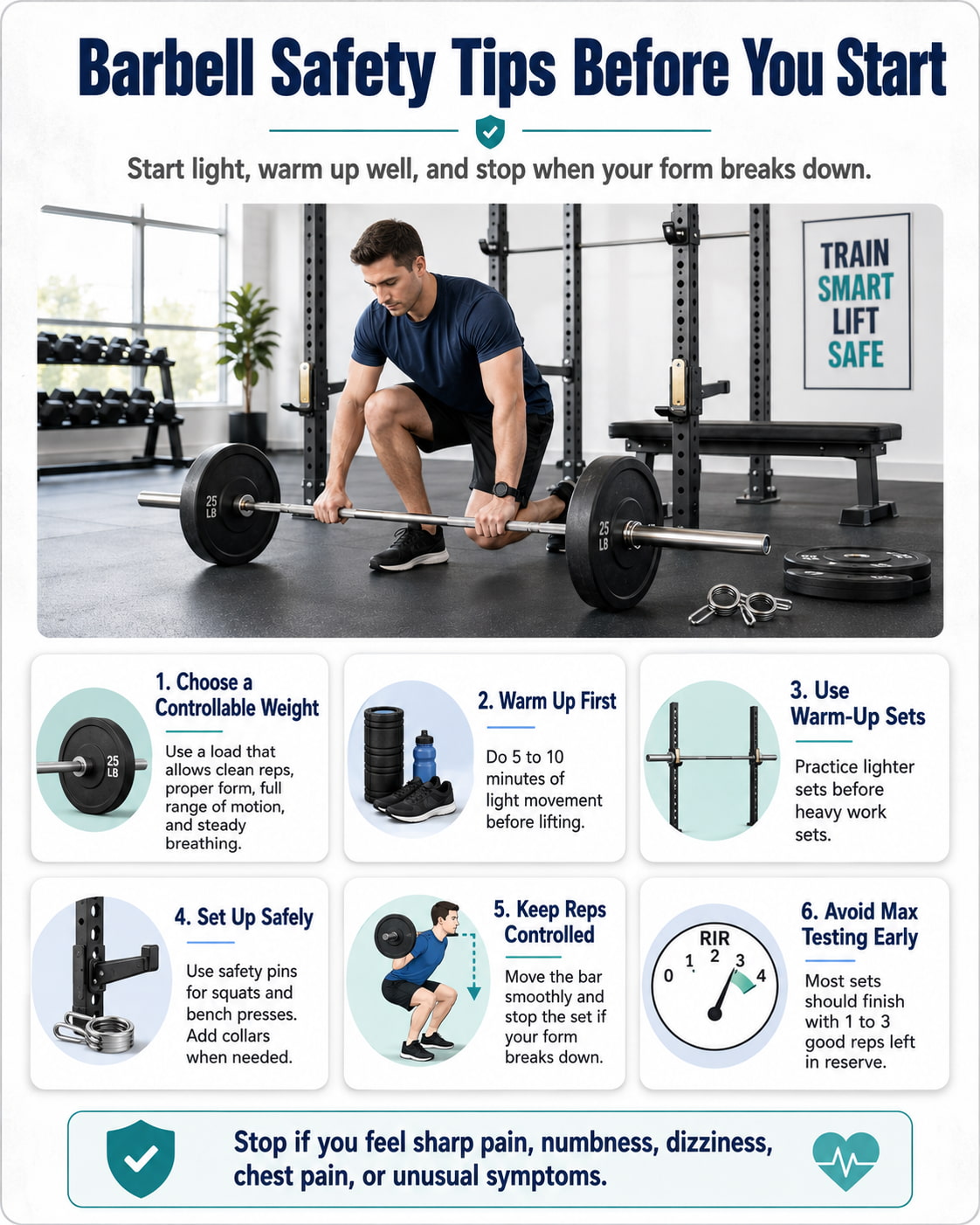 Barbell Safety Tips Before You Start