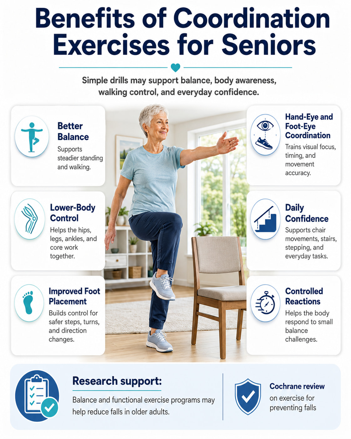 Benefits of Coordination Exercises for Seniors