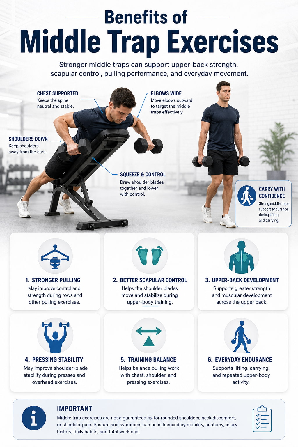 Benefits of Middle Trap Exercises