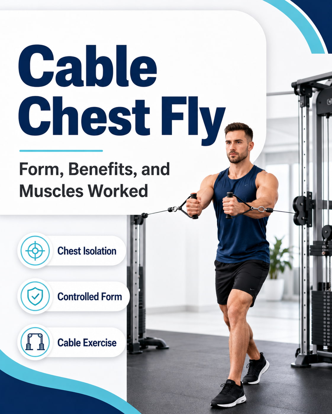 Cable Chest Fly: Proper Form, Muscles Worked, and Benefits