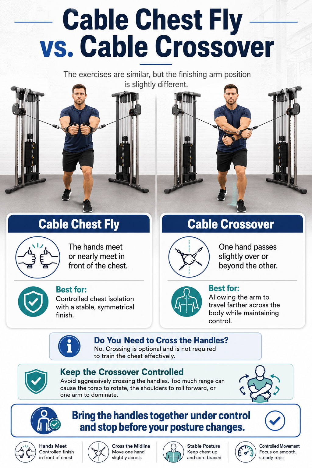 Cable Chest Fly vs. Cable Crossover