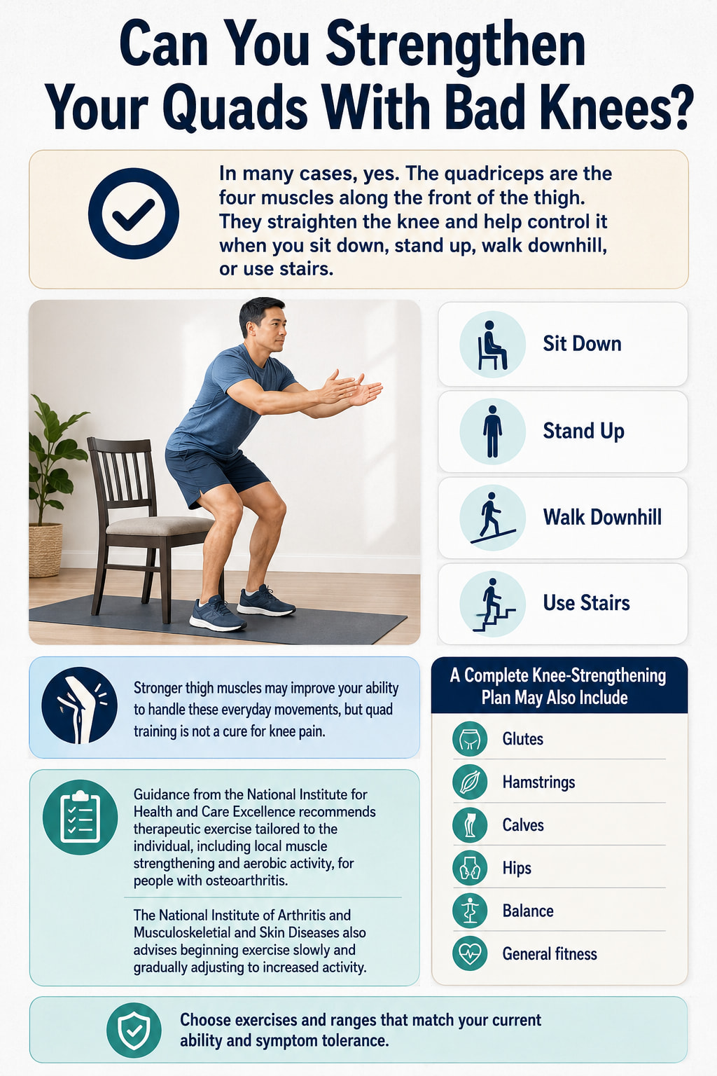 Can You Strengthen Your Quads With Bad Knees?