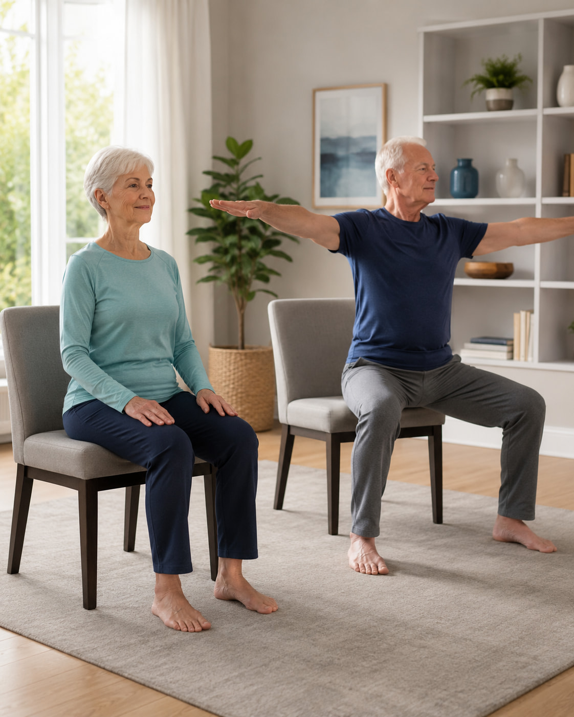 10 Best Chair Yoga Poses for Seniors to Try at Home