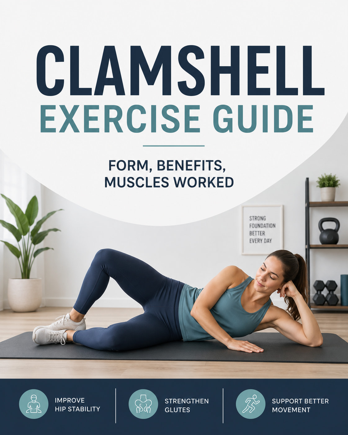 Clamshell Exercise: Form, Muscles Worked, and Benefits