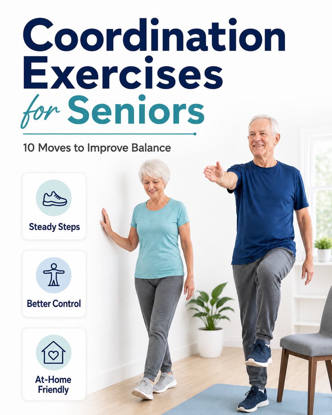 10 Best Coordination Exercises for Seniors to Improve Balance