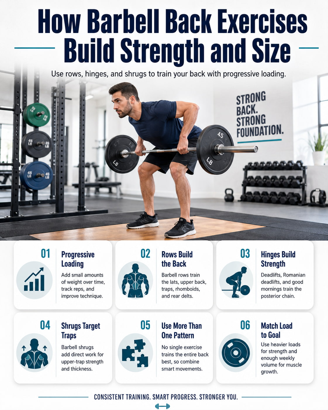 How Barbell Back Exercises Build Strength and Size