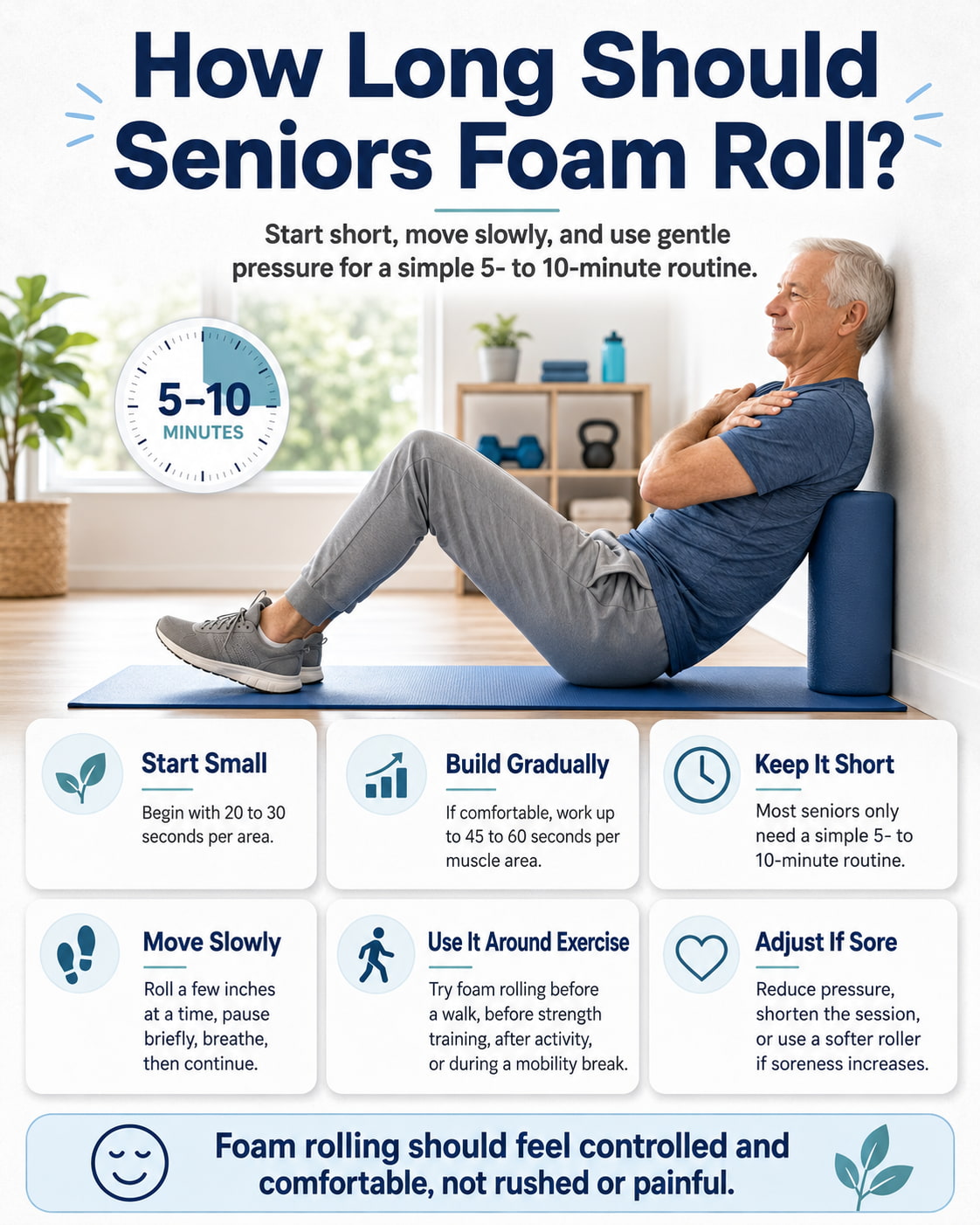 How Long Should Seniors Foam Roll?