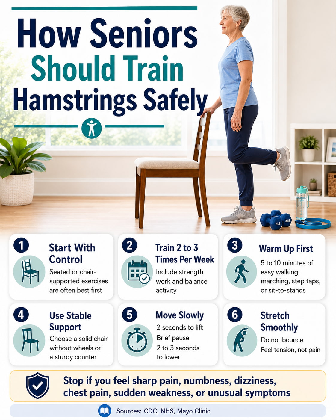 How Seniors Should Train Hamstrings Safely