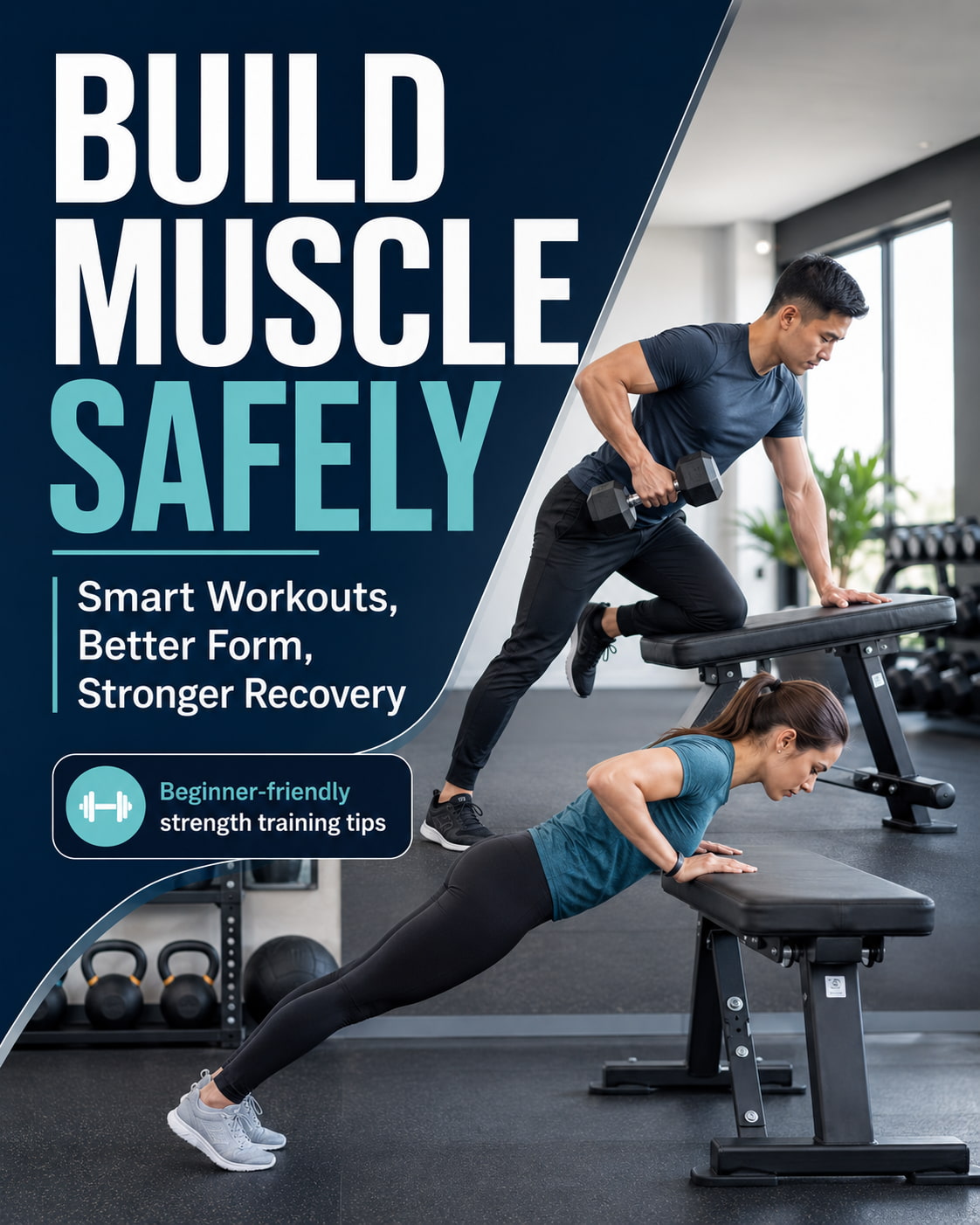 How to Build Muscle Safely: Workouts, Form, Recovery