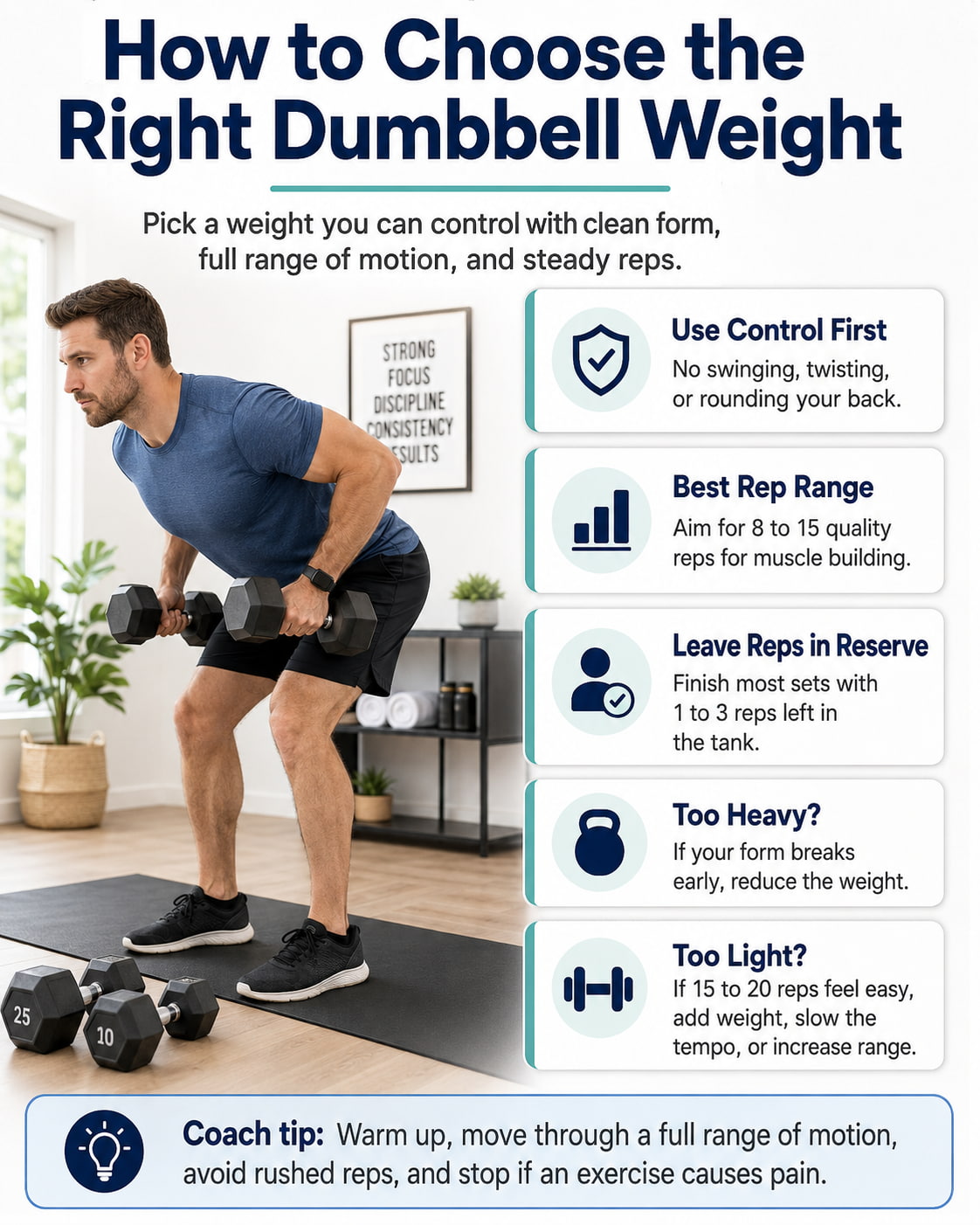 How to Choose the Right Dumbbell Weight