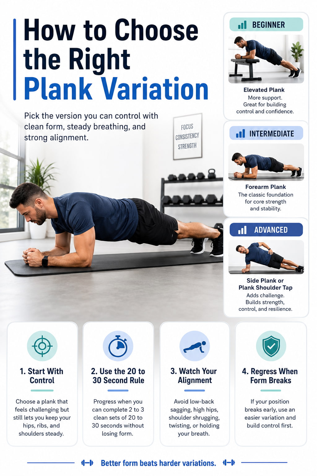 How to Choose the Right Plank Variation