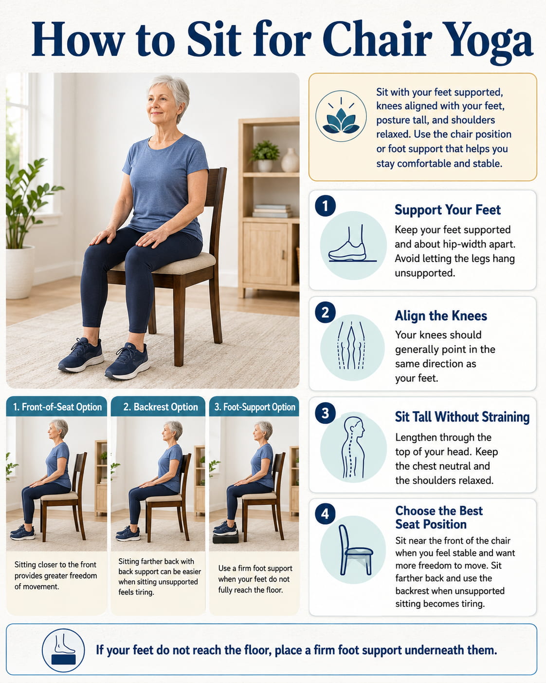 How to Sit for Chair Yoga