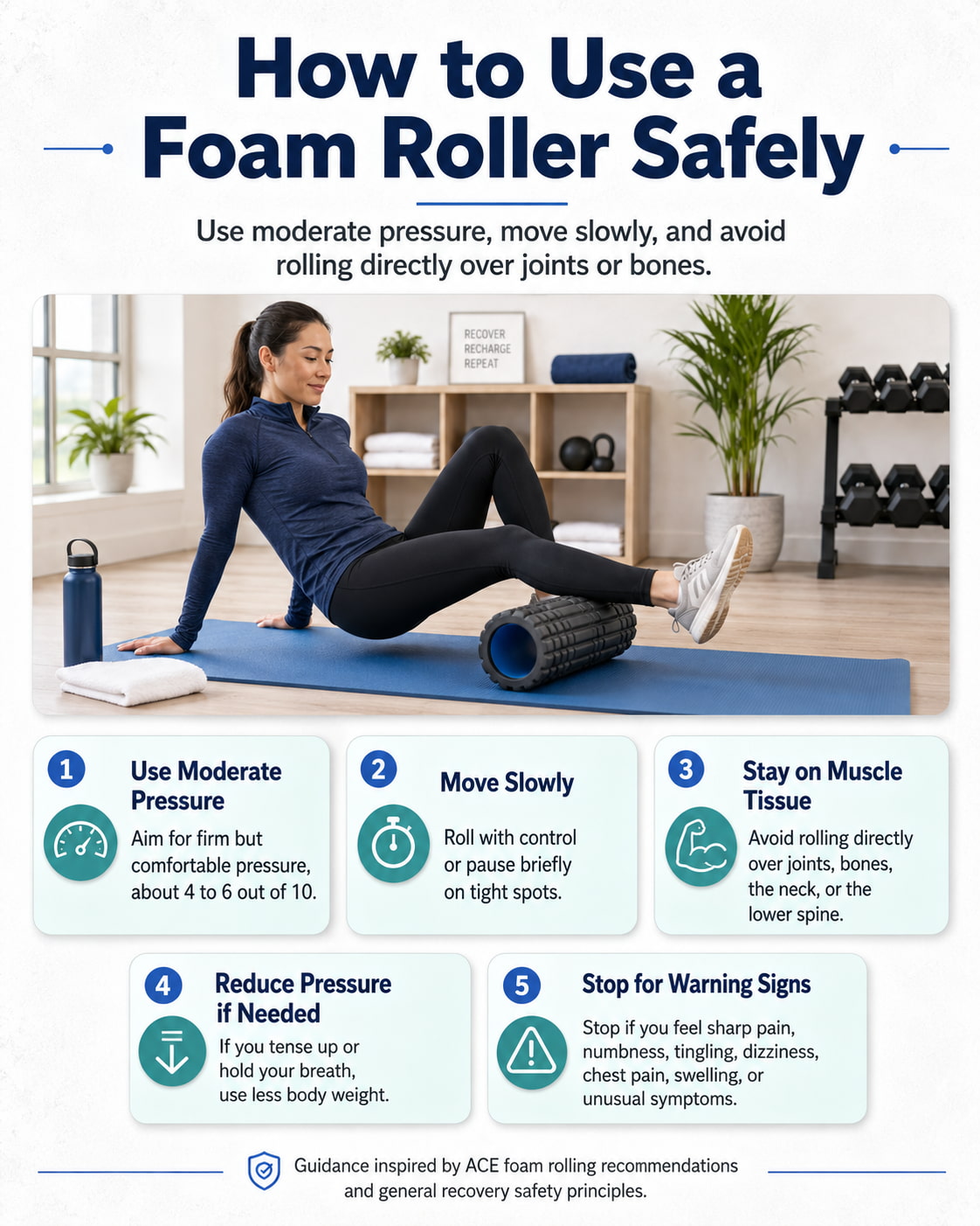 How to Use a Foam Roller Safely